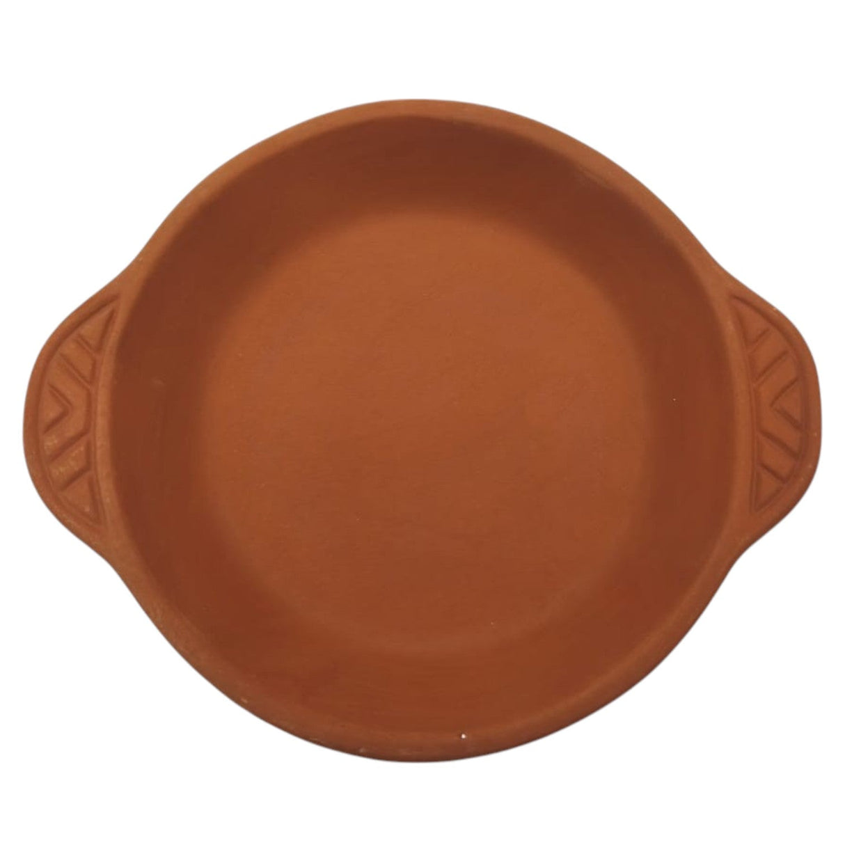 AKDC Clay Round Tray With Handle Flat Natural - 700ML - Clay - Al Kabayel Discount CentreAKDC Clay Round Tray With Handle Flat Natural - 700ML - ClayServing TraysAKDCAl Kabayel Discount Centre