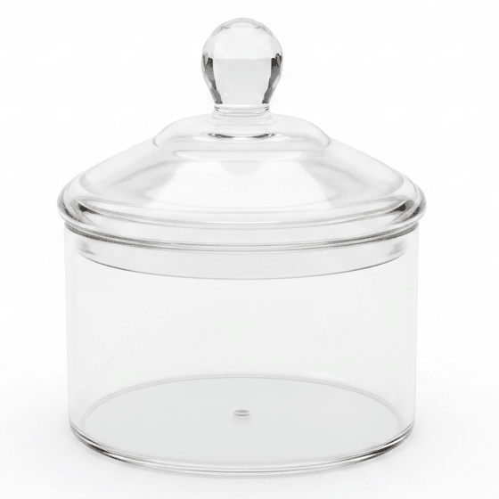 AKDC Clear Acrylic Candy Jar with Lid Transparent Serving and Storage Container 14 × 12 cm - Al Kabayel Discount CentreAKDC Clear Acrylic Candy Jar with Lid Transparent Serving and Storage Container 14 × 12 cmJars & Food SaversAKDCAl Kabayel Discount Centre