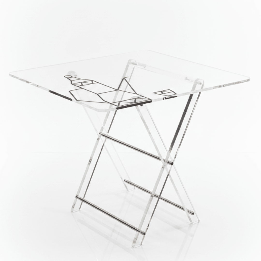 AKDC Clear Acrylic Coffee Table Set with Traditional Arabic Dallah Print Design Cultural Decorative 4 - Piece Set 50x40x47 cm - Al Kabayel Discount CentreAKDC Clear Acrylic Coffee Table Set with Traditional Arabic Dallah Print Design Cultural Decorative 4 - Piece Set 50x40x47 cmOrganizers & AccessoriesAKDCAl Kabayel Discount Centre