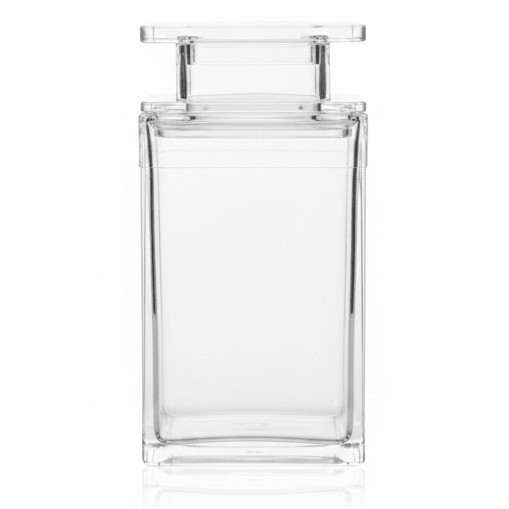 AKDC Clear Acrylic Storage Canister with Secure Lid Transparent Kitchen Organizer Container 13.5 × 8.5 cm - Al Kabayel Discount CentreAKDC Clear Acrylic Storage Canister with Secure Lid Transparent Kitchen Organizer Container 13.5 × 8.5 cmJars & Food SaversAKDCAl Kabayel Discount Centre