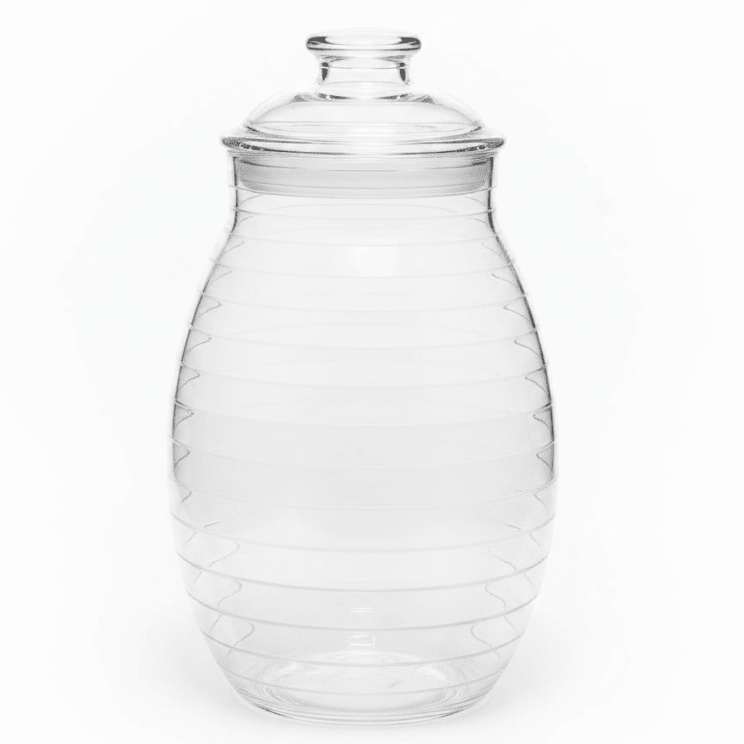 AKDC Clear Acrylic Storage Canister with Secure Lid Transparent Kitchen Organizer Container 20 × 10 cm - Al Kabayel Discount CentreAKDC Clear Acrylic Storage Canister with Secure Lid Transparent Kitchen Organizer Container 20 × 10 cmJars & Food SaversAKDCAl Kabayel Discount Centre
