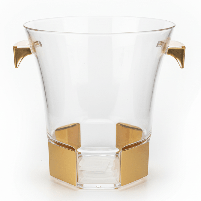 AKDC Clear Acrylic Wine Cooler Bucket for Keeping Bottles Chilled – Ideal for Parties, Restaurants and Home Use 20 × 20 cm - Al Kabayel Discount CentreAKDC Clear Acrylic Wine Cooler Bucket for Keeping Bottles Chilled – Ideal for Parties, Restaurants and Home Use 20 × 20 cmKitchen Utensils & GadgetsAKDCAl Kabayel Discount Centre