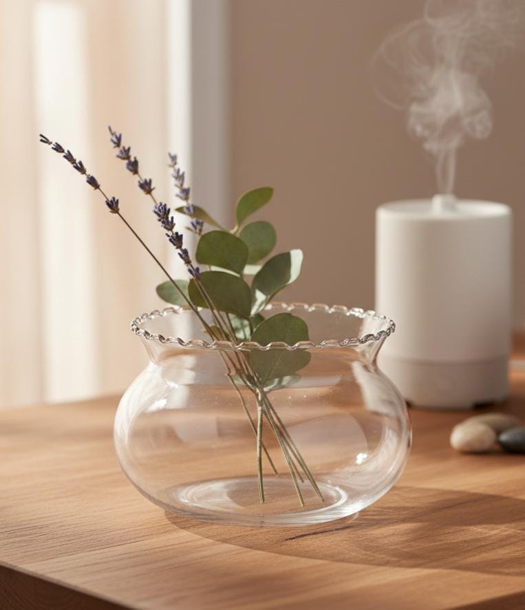 AKDC Clear Transparent Glass Vase – 9×13.5 cm Compact Modern Decoration - Al Kabayel Discount CentreAKDC Clear Transparent Glass Vase – 9×13.5 cm Compact Modern DecorationFlower/Plant PotsAKDCAl Kabayel Discount Centre