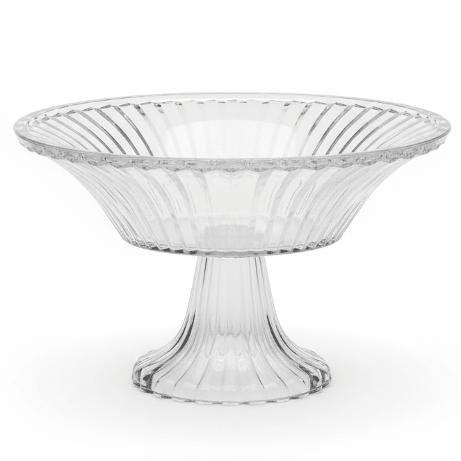 AKDC Compact Acrylic Footed Candy Bowl, Elegant Clear Treat Bowl for Desserts & Chocolates – 24 × 13 cm - Al Kabayel Discount CentreAKDC Compact Acrylic Footed Candy Bowl, Elegant Clear Treat Bowl for Desserts & Chocolates – 24 × 13 cmBowlsAKDCAl Kabayel Discount Centre