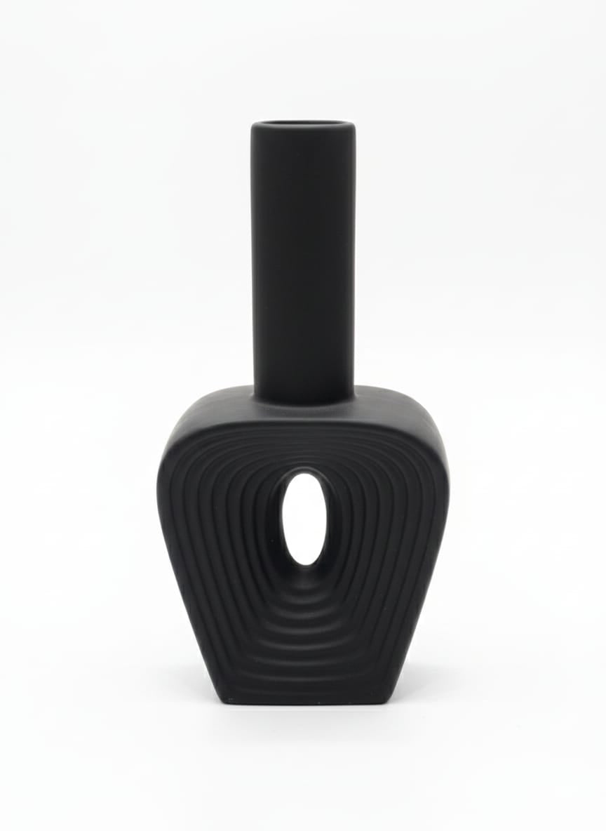AKDC Compact Black Ceramic Table Vase – 17×13 cm - Al Kabayel Discount CentreAKDC Compact Black Ceramic Table Vase – 17×13 cmFlower/Plant PotsAKDCAl Kabayel Discount Centre