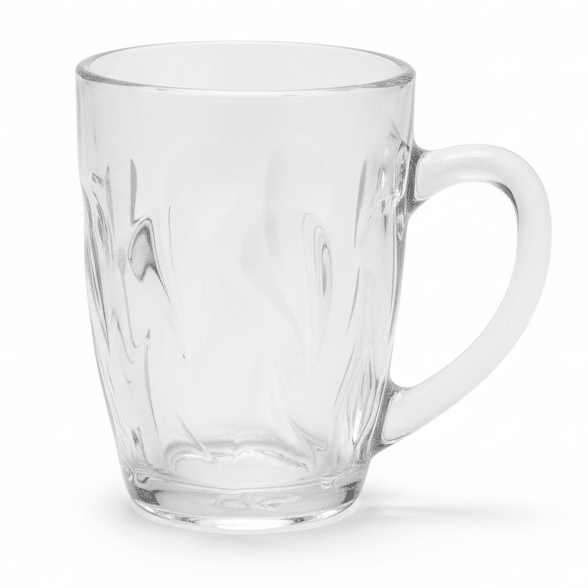AKDC Compact Clear Glass Tea Mug with Durable Handle for Home and Office 215ml - Al Kabayel Discount CentreAKDC Compact Clear Glass Tea Mug with Durable Handle for Home and Office 215mlMugsAKDCAl Kabayel Discount Centre