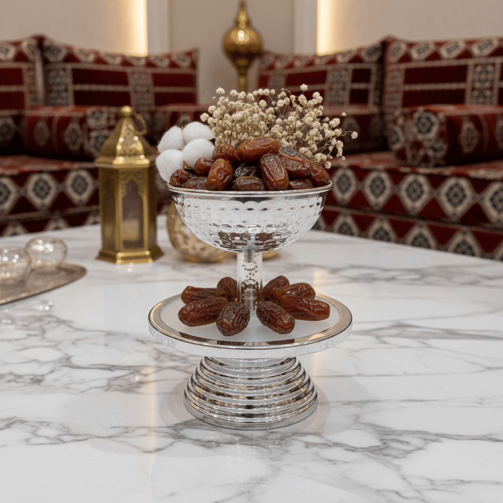 AKDC Contemporary Silver Metal and Acrylic Dessert Tray for Elegant Serving and Display – 20×12 cm - Al Kabayel Discount CentreAKDC Contemporary Silver Metal and Acrylic Dessert Tray for Elegant Serving and Display – 20×12 cmServing TraysAKDCAl Kabayel Discount Centre