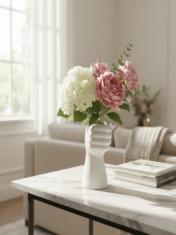 AKDC Creative Hand - Shaped Ceramic Decorative Vase – Elegant White Artistic Home Décor Accent, 20 × 10 cm - Al Kabayel Discount CentreAKDC Creative Hand - Shaped Ceramic Decorative Vase – Elegant White Artistic Home Décor Accent, 20 × 10 cmFlower/Plant PotsAKDCAl Kabayel Discount Centre