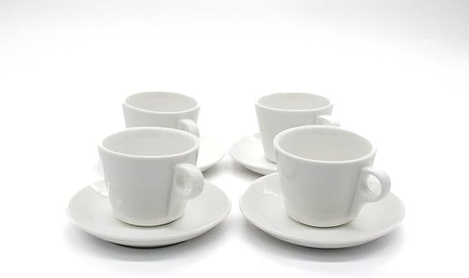AKDC Cup and Saucer Set (4 Pieces) - Compact and Elegant - set of 4 - Al Kabayel Discount CentreAKDC Cup and Saucer Set (4 Pieces) - Compact and Elegant - set of 4Tea CupsAKDCAl Kabayel Discount Centre