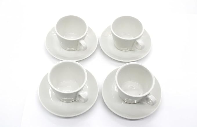 AKDC Cup and Saucer Set (4 Pieces) - Compact and Elegant - set of 4 - Al Kabayel Discount CentreAKDC Cup and Saucer Set (4 Pieces) - Compact and Elegant - set of 4Tea CupsAKDCAl Kabayel Discount Centre