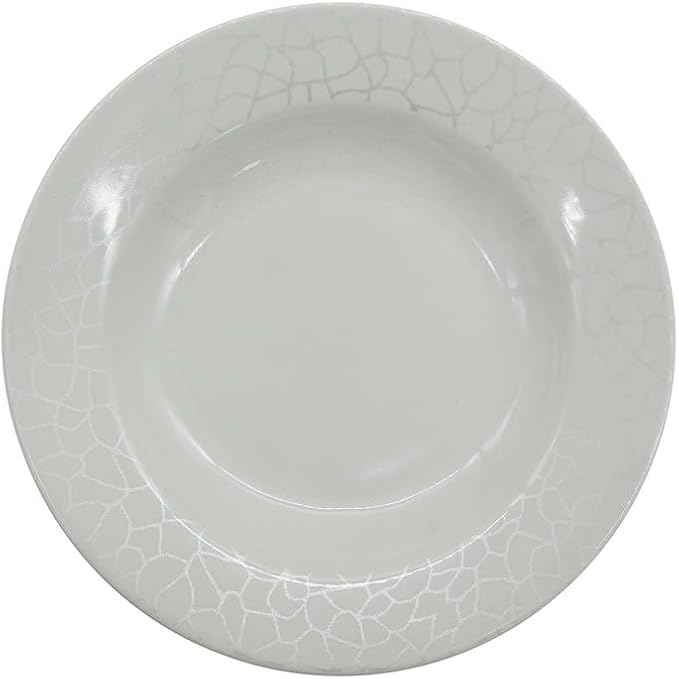 AKDC Deep Plate 8 Inch Rf4491 26.4 X 14.0 X 22.9 Cm Off White - Al Kabayel Discount CentreAKDC Deep Plate 8 Inch Rf4491 26.4 X 14.0 X 22.9 Cm Off WhitePlatesAKDCAl Kabayel Discount Centre