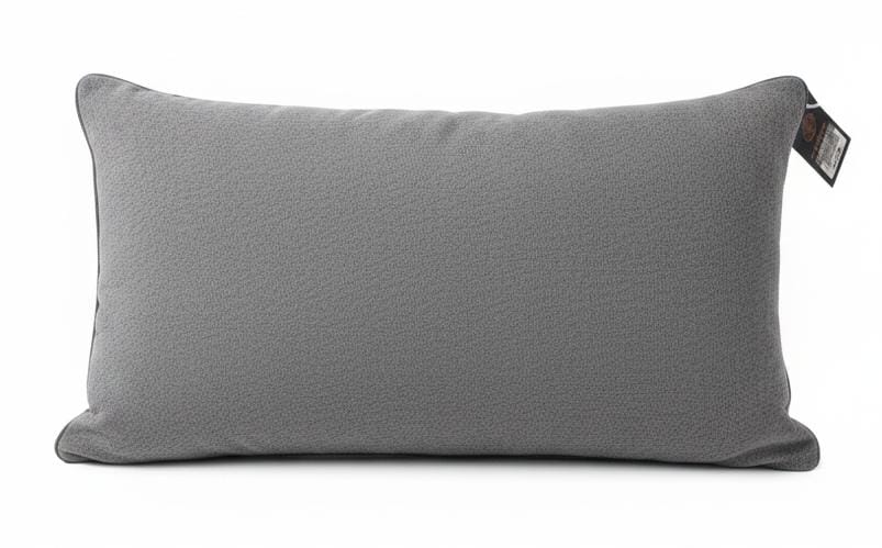 AKDC Designer Accent Lumbar Cushion with Gold Chain Center Detail – Gray & Orange Cotton, 30×50 cm - Al Kabayel Discount CentreAKDC Designer Accent Lumbar Cushion with Gold Chain Center Detail – Gray & Orange Cotton, 30×50 cmFloor Pillows & CushionsAKDCAl Kabayel Discount Centre