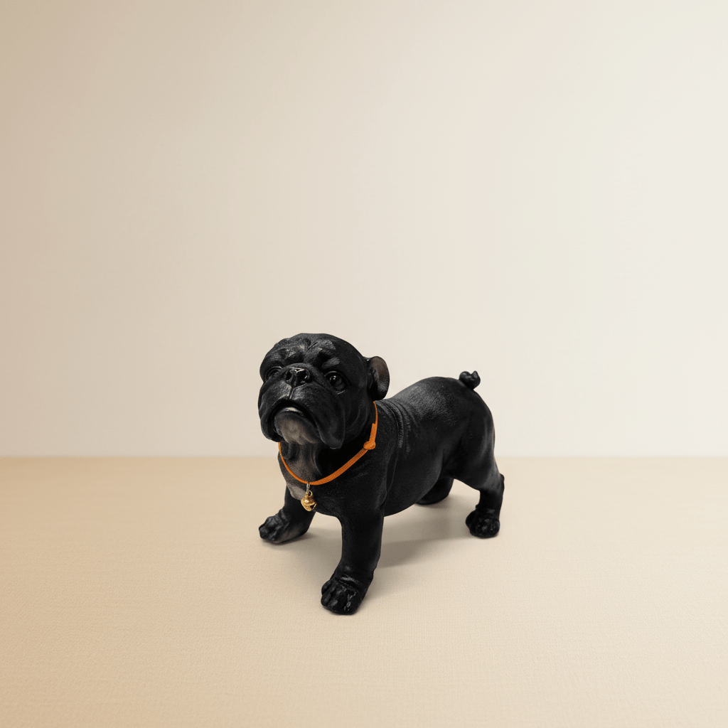 AKDC Designer Black Polyresin Dog Figurine – Stylish Contemporary Tabletop Animal Décor for Home & Office, 18 × 15 cm - Al Kabayel Discount CentreAKDC Designer Black Polyresin Dog Figurine – Stylish Contemporary Tabletop Animal Décor for Home & Office, 18 × 15 cmHome Décor AccentsAKDCAl Kabayel Discount Centre