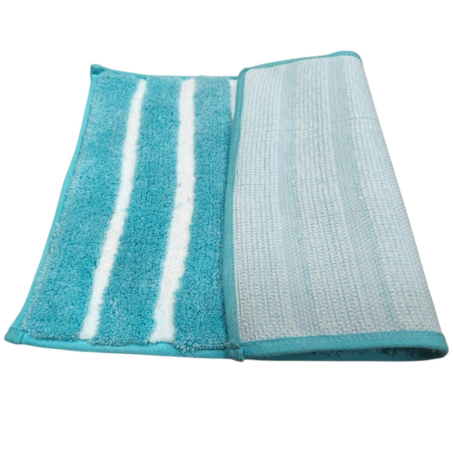 AKDC Door Mat Soft Absorbent Floor Mat Kitchen Bathroom Rug, Entryway Rug,Anti Slip Mat Outside Inside(63cmX43cm) - Cyan&White - Al Kabayel Discount CentreAKDC Door Mat Soft Absorbent Floor Mat Kitchen Bathroom Rug, Entryway Rug,Anti Slip Mat Outside Inside(63cmX43cm) - Cyan&WhiteDoormatsAKDCAl Kabayel Discount Centre