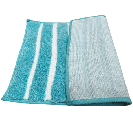 AKDC Door Mat Soft Absorbent Floor Mat Kitchen Bathroom Rug, Entryway Rug,Anti Slip Mat Outside Inside(63cmX43cm) - Cyan&White - Al Kabayel Discount CentreAKDC Door Mat Soft Absorbent Floor Mat Kitchen Bathroom Rug, Entryway Rug,Anti Slip Mat Outside Inside(63cmX43cm) - Cyan&WhiteDoormatsAKDCAl Kabayel Discount Centre