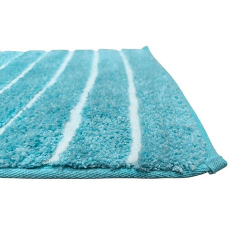AKDC Door Mat Soft Absorbent Floor Mat Kitchen Bathroom Rug, Entryway Rug,Anti Slip Mat Outside Inside(63cmX43cm) - Cyan&White - Al Kabayel Discount CentreAKDC Door Mat Soft Absorbent Floor Mat Kitchen Bathroom Rug, Entryway Rug,Anti Slip Mat Outside Inside(63cmX43cm) - Cyan&WhiteDoormatsAKDCAl Kabayel Discount Centre