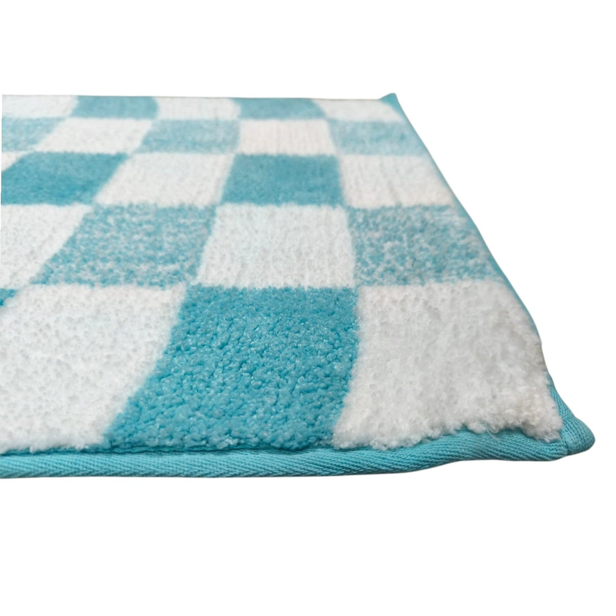 AKDC Door Mat Soft Absorbent Floor Mat Kitchen Bathroom Rug, Entryway Rug,Anti Slip Mat Outside Inside(80cmX50cm) - Cyan&White. - Al Kabayel Discount CentreAKDC Door Mat Soft Absorbent Floor Mat Kitchen Bathroom Rug, Entryway Rug,Anti Slip Mat Outside Inside(80cmX50cm) - Cyan&White.DoormatsAKDCAl Kabayel Discount Centre