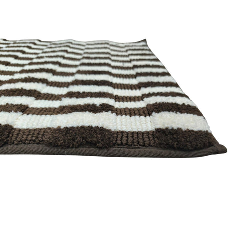 AKDC Door Mat Soft Absorbent Floor Mat Kitchen Bathroom Rug, Entryway Rug,Anti Slip Mat Outside Inside(80cmX50cm) - Ivory&Brown - Al Kabayel Discount CentreAKDC Door Mat Soft Absorbent Floor Mat Kitchen Bathroom Rug, Entryway Rug,Anti Slip Mat Outside Inside(80cmX50cm) - Ivory&BrownDoormatsAKDCAl Kabayel Discount Centre