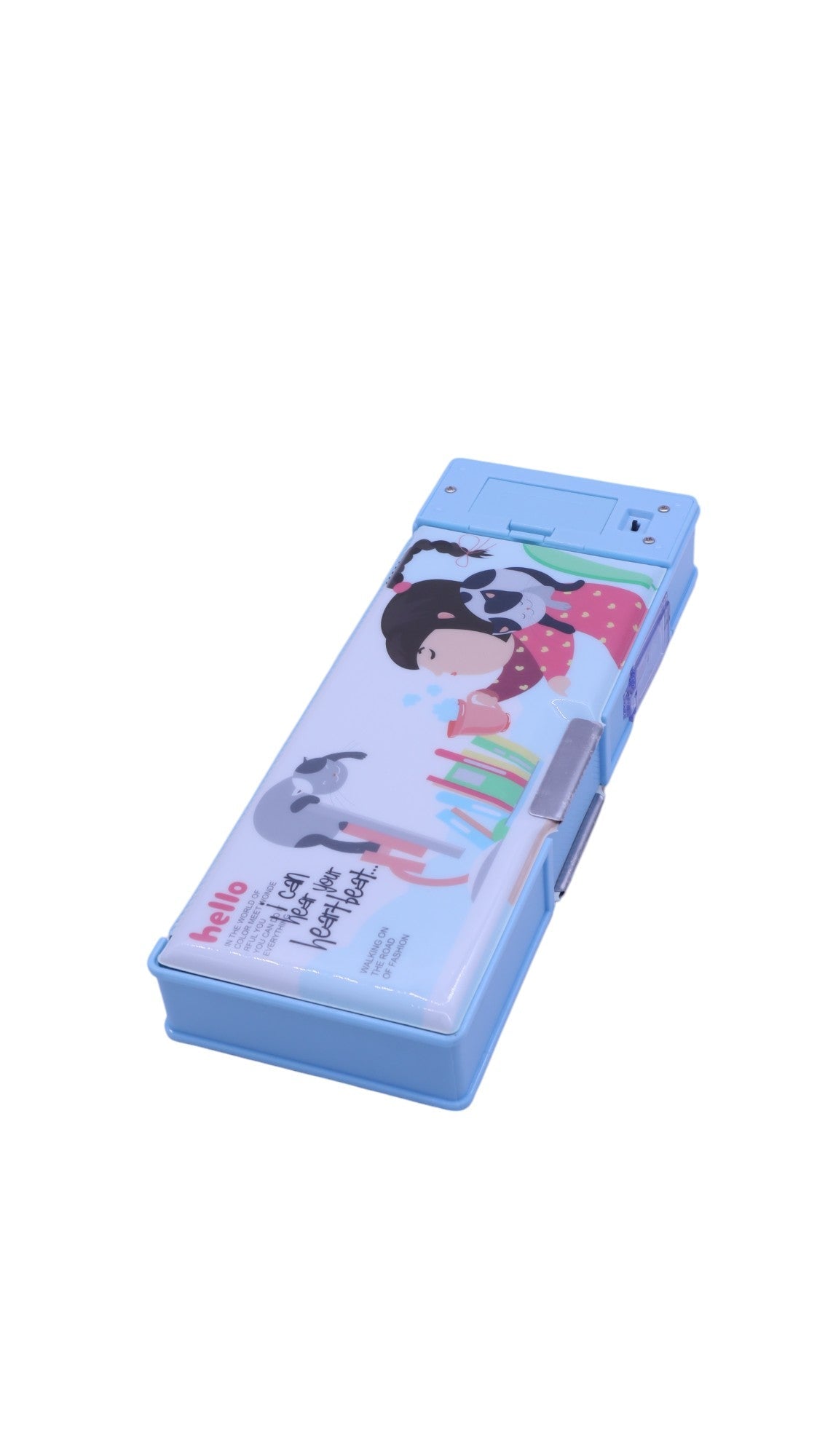 AKDC Double Sided magnet Pencil Box with LED Lamp and Sharpner Blue - Al Kabayel Discount CentreAKDC Double Sided magnet Pencil Box with LED Lamp and Sharpner BluePencil CasesAKDCAl Kabayel Discount Centre