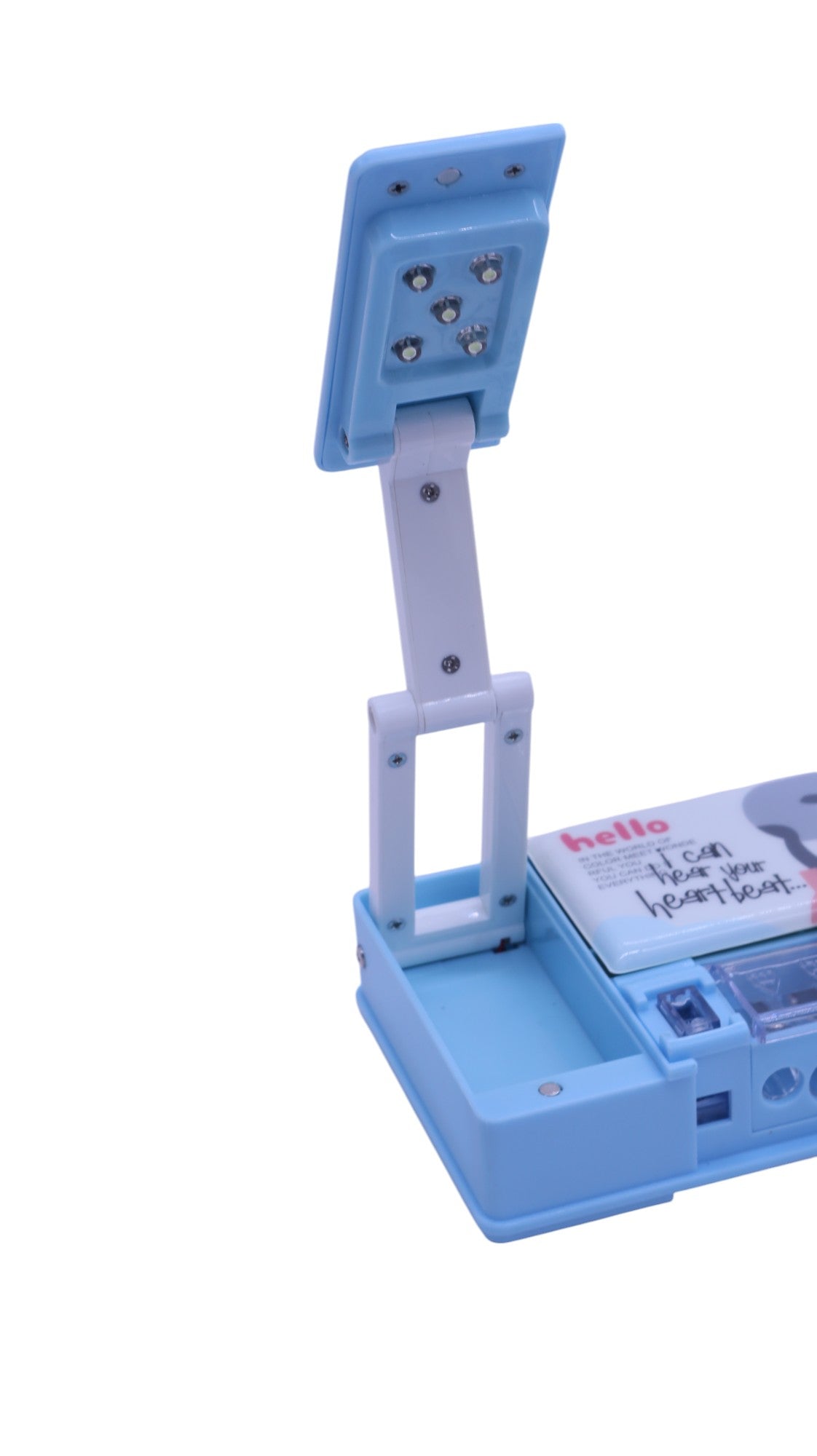 AKDC Double Sided magnet Pencil Box with LED Lamp and Sharpner Blue - Al Kabayel Discount CentreAKDC Double Sided magnet Pencil Box with LED Lamp and Sharpner BluePencil CasesAKDCAl Kabayel Discount Centre