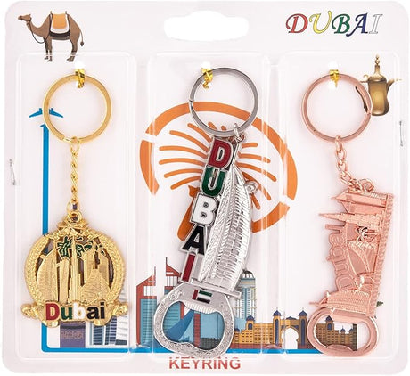 AKDC Dubai Keychain 3Pcs - Al Kabayel Discount CentreAKDC Dubai Keychain 3PcsHome Décor AccentsAKDCAl Kabayel Discount Centre
