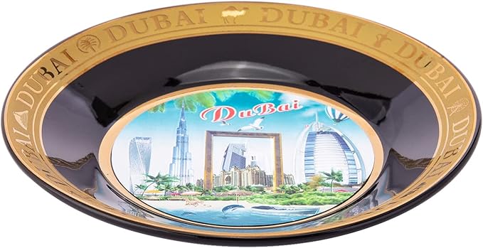 AKDC Dubai Souvenir Plate 11Cm X 11Cm X 1Cm Multi - Colour - Al Kabayel Discount CentreAKDC Dubai Souvenir Plate 11Cm X 11Cm X 1Cm Multi - ColourHome Décor AccentsAKDCAl Kabayel Discount Centre