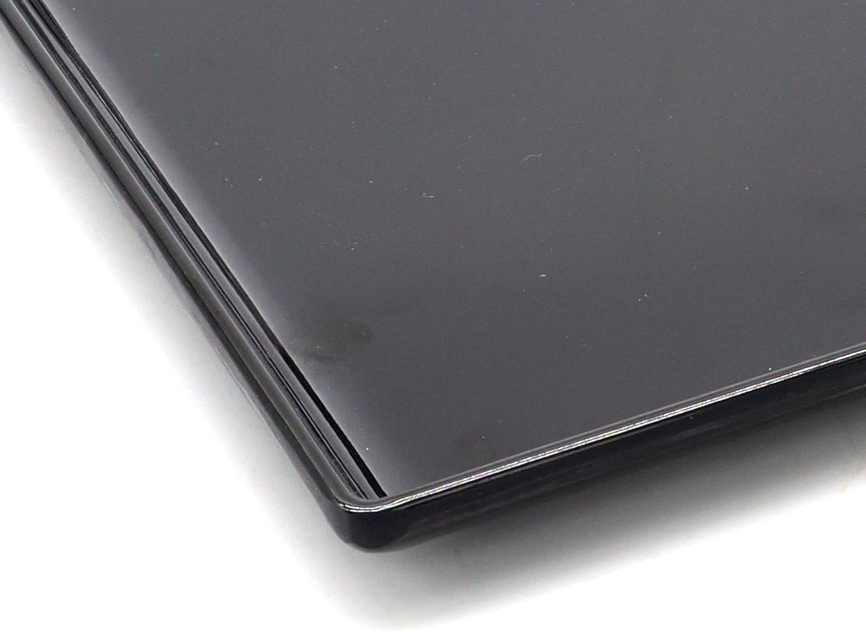 AKDC Dynasty Black Melamine Serving Tray Rectangle, BPA - free, Sleek Black Finish, Ideal to Serve Food, Fruits, Snacks, Dishes, Meals Kitchen Tableware Dining Home Decor. (25x17) - Al Kabayel Discount CentreAKDC Dynasty Black Melamine Serving Tray Rectangle, BPA - free, Sleek Black Finish, Ideal to Serve Food, Fruits, Snacks, Dishes, Meals Kitchen Tableware Dining Home Decor. (25x17)AKDCAl Kabayel Discount Centre