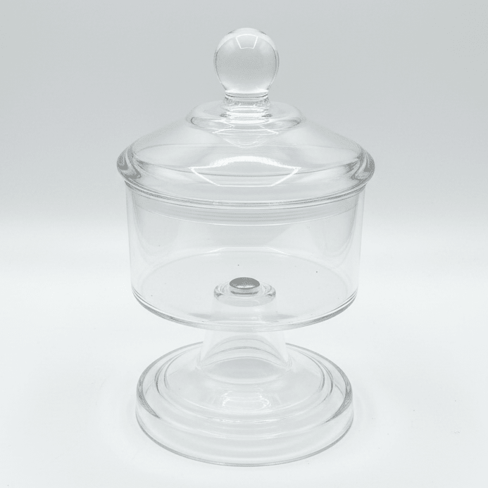 AKDC Elegant Acrylic Footed Candy Jar with Lid Clear Multipurpose Storage and Serving Container 15 × 13 cm - Al Kabayel Discount CentreAKDC Elegant Acrylic Footed Candy Jar with Lid Clear Multipurpose Storage and Serving Container 15 × 13 cmJars & Food SaversAKDCAl Kabayel Discount Centre