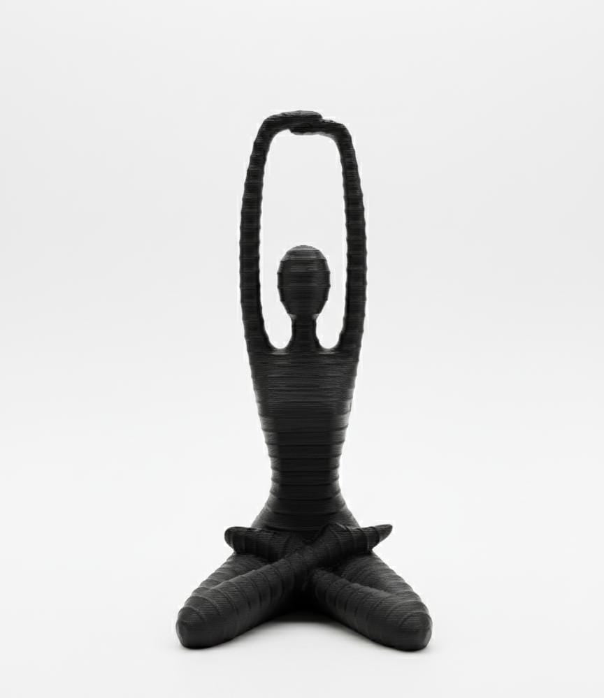 AKDC Elegant Ceramic Yoga Girl Figurine – Black Peaceful Pose Decorative Home Sculpture 21 cm - Al Kabayel Discount CentreAKDC Elegant Ceramic Yoga Girl Figurine – Black Peaceful Pose Decorative Home Sculpture 21 cmHome Décor AccentsAKDCAl Kabayel Discount Centre