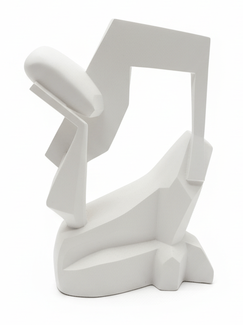 AKDC Elegant Polyresin Unique Abstract Décor – Premium Modern Statement Showpiece for Home Interiors, White, 26 cm - Al Kabayel Discount CentreAKDC Elegant Polyresin Unique Abstract Décor – Premium Modern Statement Showpiece for Home Interiors, White, 26 cmHome Décor AccentsAKDCAl Kabayel Discount Centre