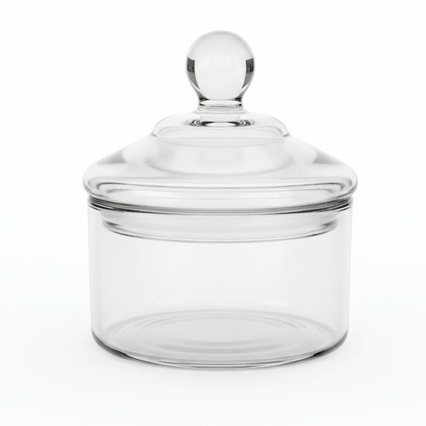 AKDC Elegant Round Airtight Acrylic Storage Canister in Clear Transparent Design with Secure Lid – Multipurpose Storage Jar, 13 × 15 cm - Al Kabayel Discount CentreAKDC Elegant Round Airtight Acrylic Storage Canister in Clear Transparent Design with Secure Lid – Multipurpose Storage Jar, 13 × 15 cmJars & Food SaversAKDCAl Kabayel Discount Centre