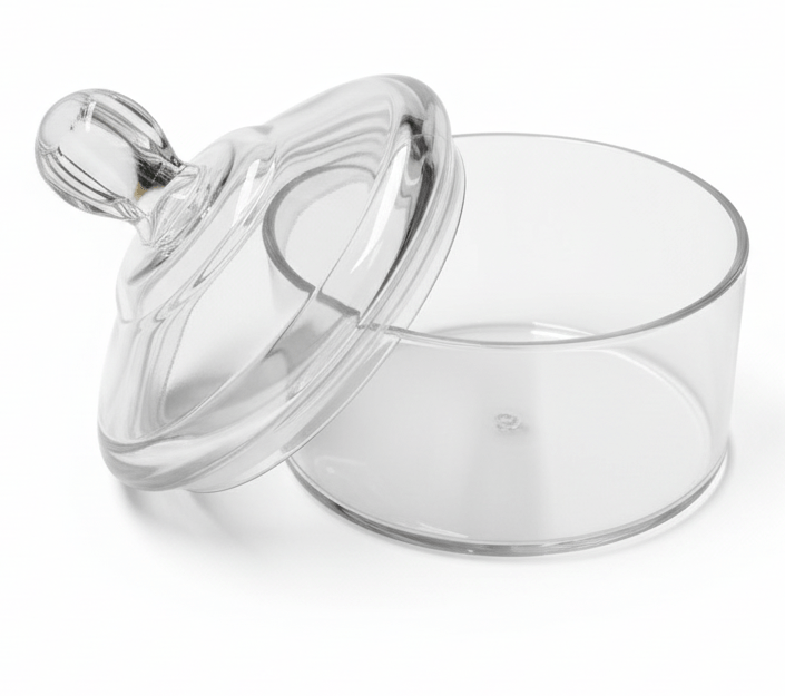 AKDC Elegant Round Airtight Acrylic Storage Canister in Clear Transparent Design with Secure Lid – Multipurpose Storage Jar, 13 × 17 cm - Al Kabayel Discount CentreAKDC Elegant Round Airtight Acrylic Storage Canister in Clear Transparent Design with Secure Lid – Multipurpose Storage Jar, 13 × 17 cmJars & Food SaversAKDCAl Kabayel Discount Centre