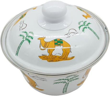 AKDC Enamel Bowl W/Lid 16Cm - Al Kabayel Discount CentreAKDC Enamel Bowl W/Lid 16CmBowlsAKDCAl Kabayel Discount Centre