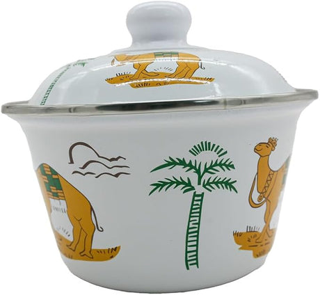 AKDC Enamel Bowl W/Lid 16Cm - Al Kabayel Discount CentreAKDC Enamel Bowl W/Lid 16CmBowlsAKDCAl Kabayel Discount Centre