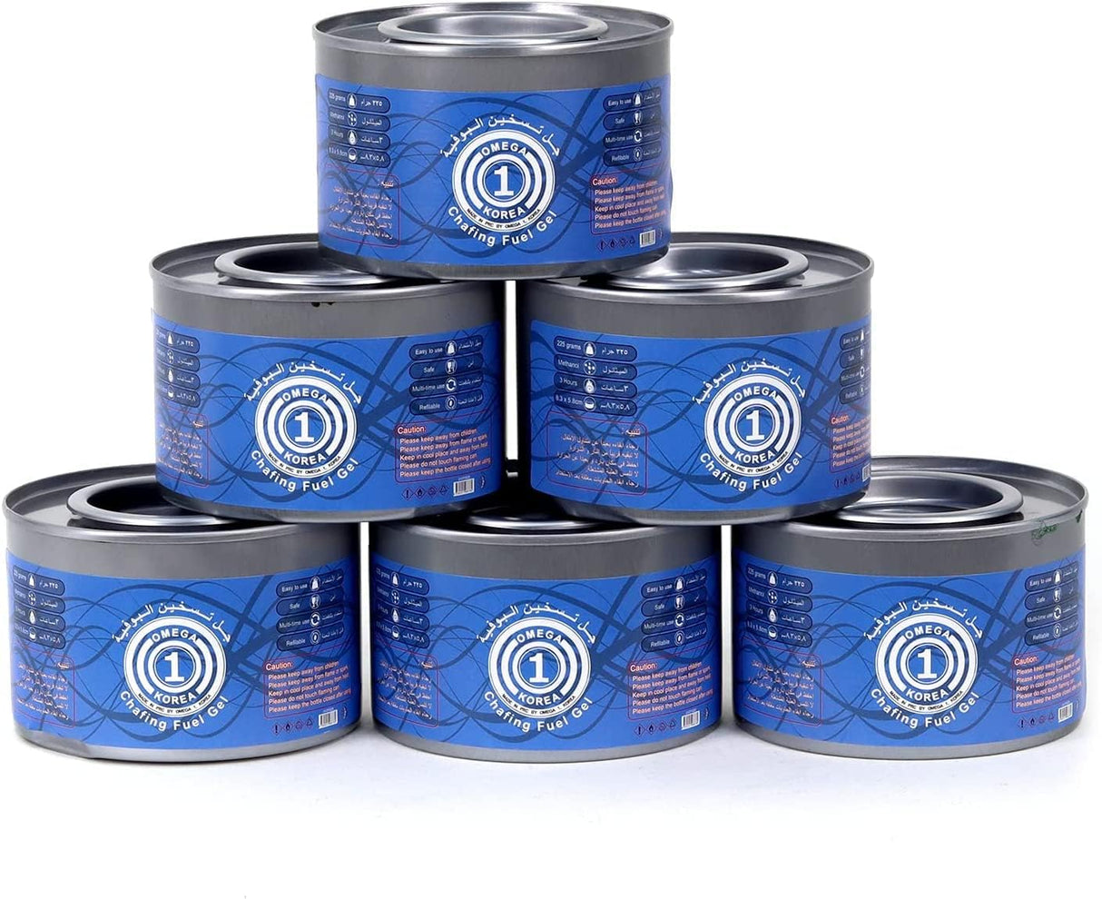 AKDC Falcon Chafing Fuel Gel Gas Dish Burner Can 195 Grams To Keep Food Warm with 3 Hours Burning Cooking Capacity - Easy to open - Camping & Hiking Tools & Accessories BBQ Grill Chafer (6) - Al Kabayel Discount CenterAKDC Falcon Chafing Fuel Gel Gas Dish Burner Can 195 Grams To Keep Food Warm with 3 Hours Burning Cooking Capacity - Easy to open - Camping & Hiking Tools & Accessories BBQ Grill Chafer (6)Barbecue & Outdoor DiningFALCONAl Kabayel Discount Center