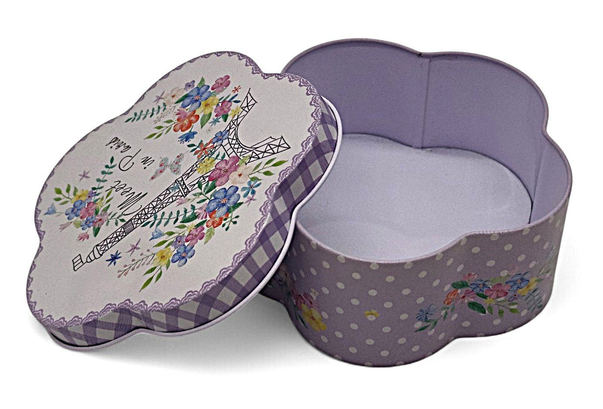 AKDC Flower - Shaped Candy Box – 12×5 cm, Elegant Violet Color - Al Kabayel Discount CentreAKDC Flower - Shaped Candy Box – 12×5 cm, Elegant Violet ColorJars & Food SaversAKDCAl Kabayel Discount Centre