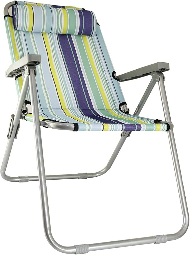 AKDC Foldable Camping Chair with Head Rest, Adjustable Positions,Foldable Chair ,Garden Chair, Fishing Chair, Travel Chair,Picnic Chair. 1 Piece,Assorted Colors - Al Kabayel Discount CentreAKDC Foldable Camping Chair with Head Rest, Adjustable Positions,Foldable Chair ,Garden Chair, Fishing Chair, Travel Chair,Picnic Chair. 1 Piece,Assorted ColorsPicnic AccessoriesAKDCAl Kabayel Discount Centre