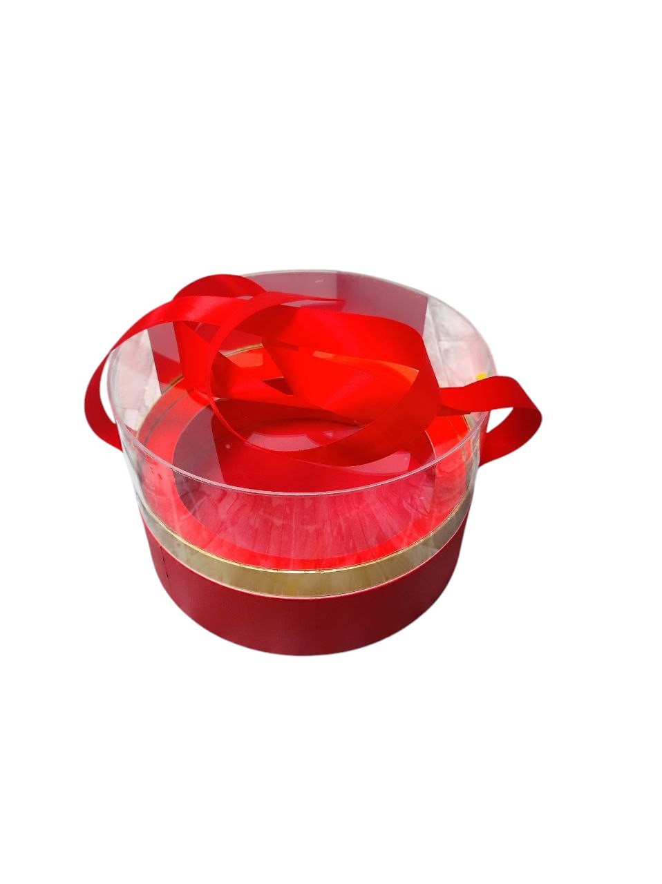 AKDC Gift Box Round Eternal Acrylic Box Handmade Preserved Mother's Day, Valentine's Day, Thanksgiving - 23cmX14cm - Red & Gold - Al Kabayel Discount CentreAKDC Gift Box Round Eternal Acrylic Box Handmade Preserved Mother's Day, Valentine's Day, Thanksgiving - 23cmX14cm - Red & GoldPacking MaterialsAKDCAl Kabayel Discount Centre