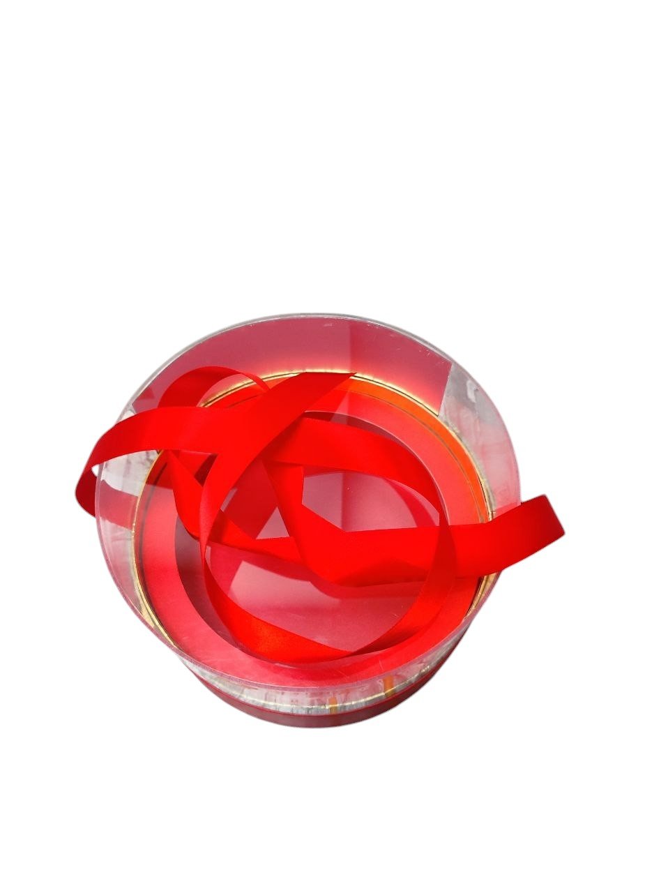 AKDC Gift Box Round Eternal Acrylic Box Handmade Preserved Mother's Day, Valentine's Day, Thanksgiving - 23cmX14cm - Red & Gold - Al Kabayel Discount CentreAKDC Gift Box Round Eternal Acrylic Box Handmade Preserved Mother's Day, Valentine's Day, Thanksgiving - 23cmX14cm - Red & GoldPacking MaterialsAKDCAl Kabayel Discount Centre