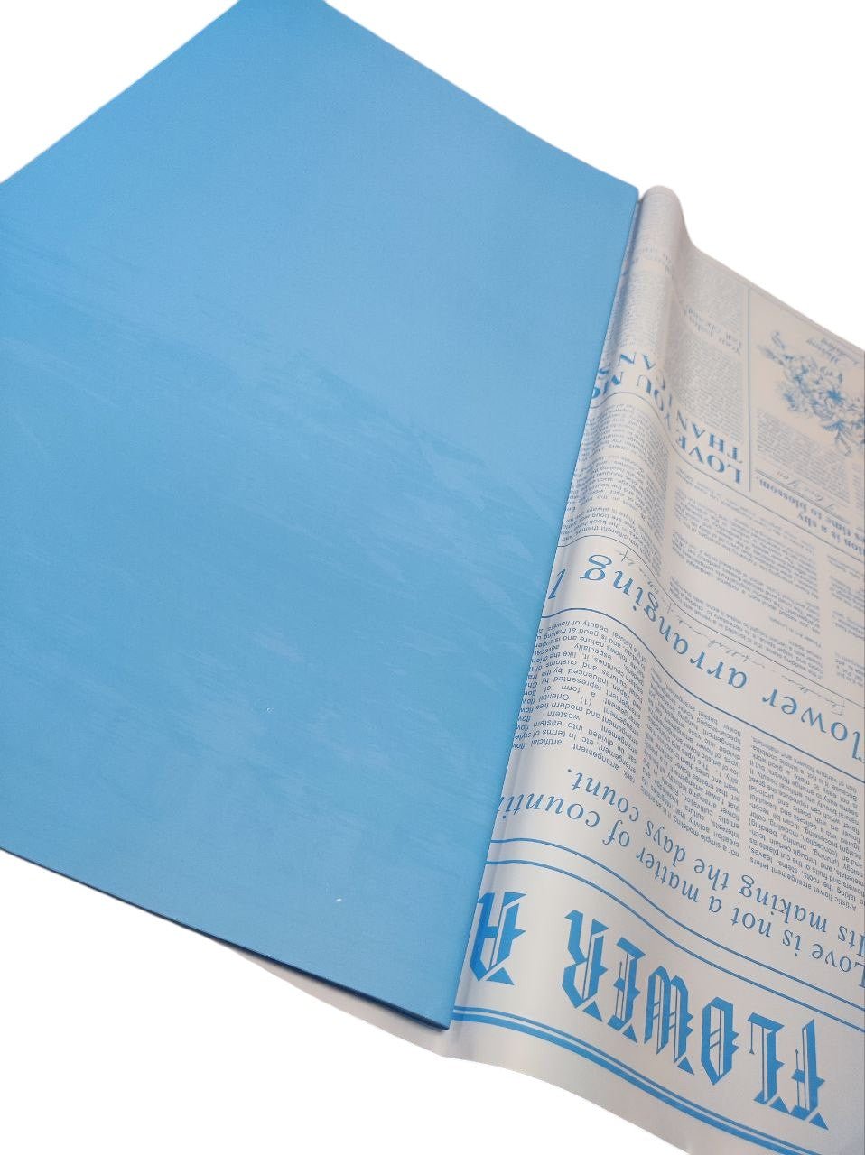 AKDC Gift Wrapping Plastic Cover, Floral Bouquet Cover, Flat Sheet, Gift Packaging Wrap, Bulk Packing Cover for Event and Party Supplies DIY Gift 20 Sheets - 57.5cmX58cm (Blue) - Al Kabayel Discount CentreAKDC Gift Wrapping Plastic Cover, Floral Bouquet Cover, Flat Sheet, Gift Packaging Wrap, Bulk Packing Cover for Event and Party Supplies DIY Gift 20 Sheets - 57.5cmX58cm (Blue)Packing MaterialsAKDCAl Kabayel Discount Centre