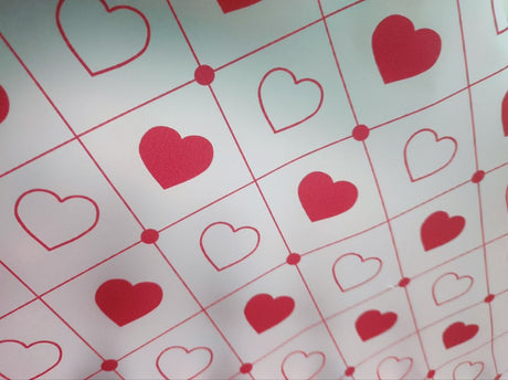 AKDC Gift Wrapping Plastic Cover Heart Shape Print Floral Bouquet Flat Sheet, Gift Packaging Wrap, Bulk Packing Cover for Event and Party Supplies DIY Gift 20 Sheets - 57.5cmX58cm - Al Kabayel Discount CentreAKDC Gift Wrapping Plastic Cover Heart Shape Print Floral Bouquet Flat Sheet, Gift Packaging Wrap, Bulk Packing Cover for Event and Party Supplies DIY Gift 20 Sheets - 57.5cmX58cmPacking MaterialsAKDCAl Kabayel Discount Centre