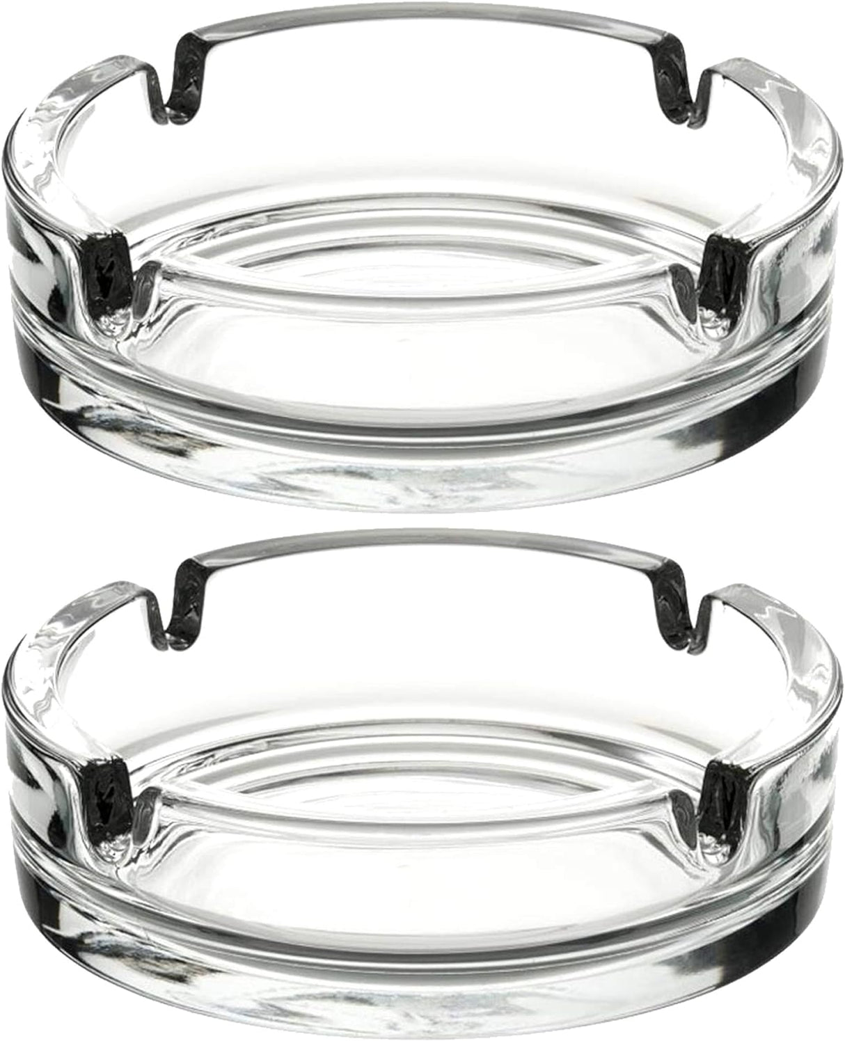 AKDC Glass Ashtrays for Cigarettes, Portable Decorative Modern Ashtray for Home Office Indoor Outdoor Patio Use, Fancy Cute Cool Ash Tray, Pack of 2 (Clear) - Al Kabayel Discount CentreAKDC Glass Ashtrays for Cigarettes, Portable Decorative Modern Ashtray for Home Office Indoor Outdoor Patio Use, Fancy Cute Cool Ash Tray, Pack of 2 (Clear)Al Kabayel Discount CenterAl Kabayel Discount Centre