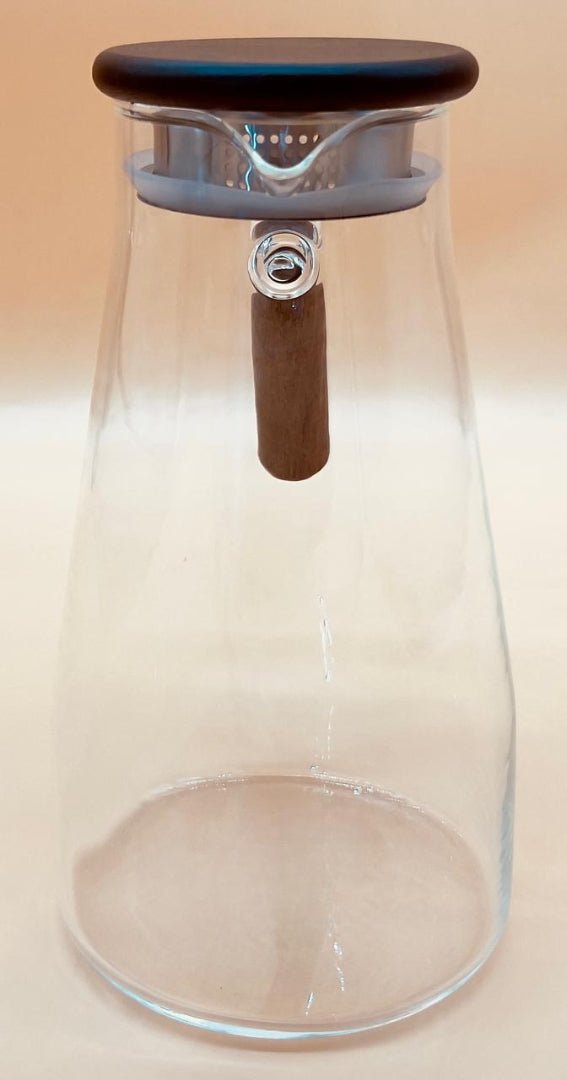 AKDC Glass Jug with Wooden Lid and Handle 1500ml, Clear & Transparent - Al Kabayel Discount CentreAKDC Glass Jug with Wooden Lid and Handle 1500ml, Clear & TransparentJugsAKDCAl Kabayel Discount Centre