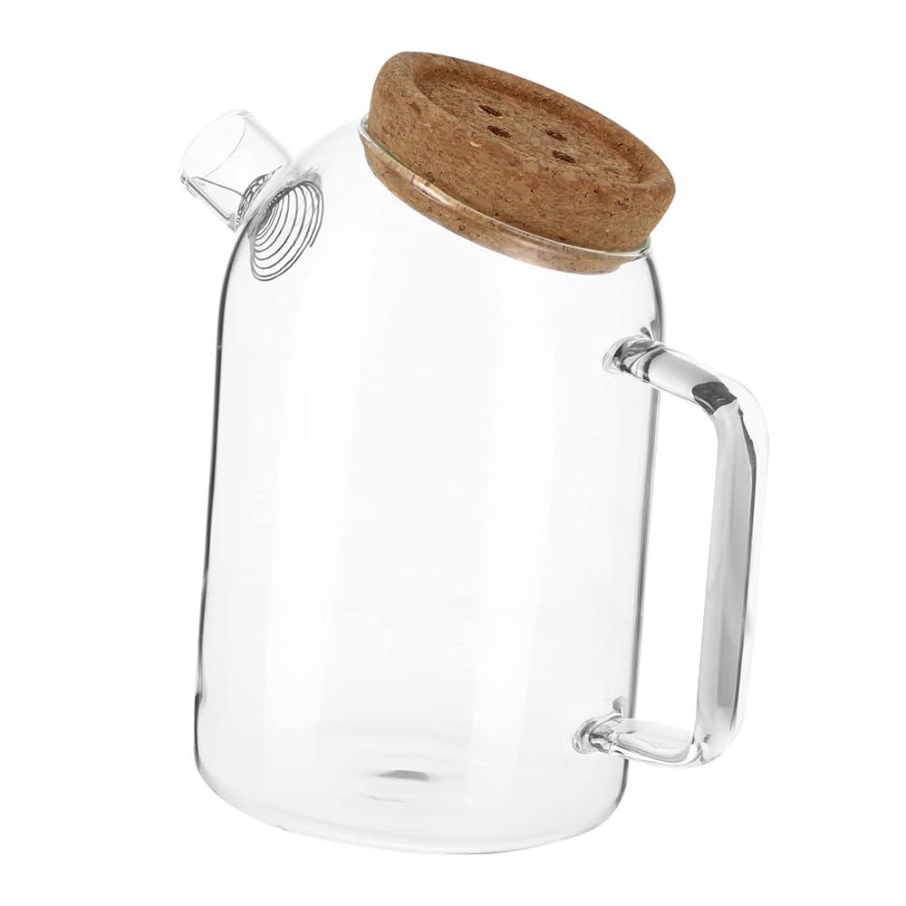 AKDC Glass Kettle 1200ml with Cork Lid, Clear & Transparent - Al Kabayel Discount CentreAKDC Glass Kettle 1200ml with Cork Lid, Clear & TransparentTea/Coffee PotsAKDCAl Kabayel Discount Centre