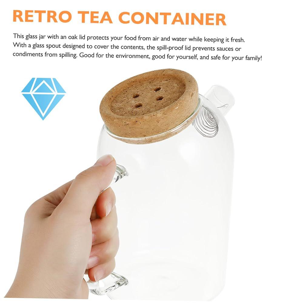 AKDC Glass Kettle 1200ml with Cork Lid, Clear & Transparent - Al Kabayel Discount CentreAKDC Glass Kettle 1200ml with Cork Lid, Clear & TransparentTea/Coffee PotsAKDCAl Kabayel Discount Centre