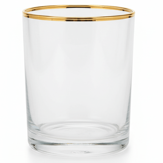 AKDC Gold Rim Premium Glass Tumbler Elegant Design with Golden Rim for Serving Drinks 300ml - Al Kabayel Discount CentreAKDC Gold Rim Premium Glass Tumbler Elegant Design with Golden Rim for Serving Drinks 300mltumblersAKDCAl Kabayel Discount Centre