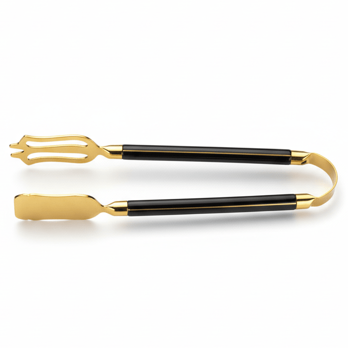 AKDC Gold Stainless Steel Serving Tongs – Multipurpose Kitchen & Buffet Serving Tool 20 cm - Al Kabayel Discount CentreAKDC Gold Stainless Steel Serving Tongs – Multipurpose Kitchen & Buffet Serving Tool 20 cmSpatulas And SpoonsAKDCAl Kabayel Discount Centre