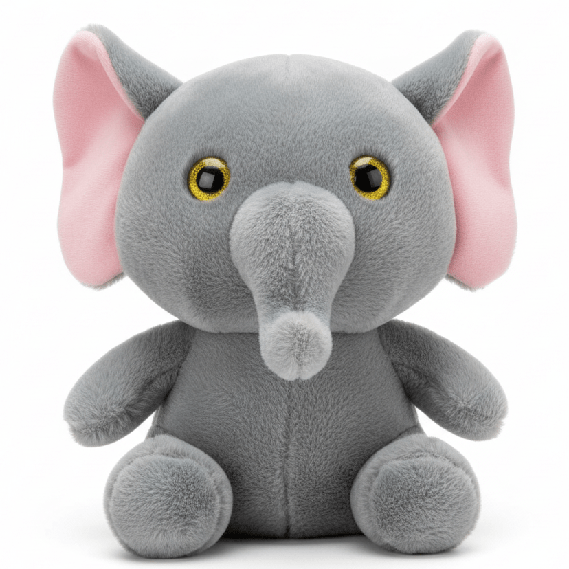 AKDC Grey Elephant Plush Toy 30cm Soft Stuffed Animal Safari Toy Gift for Kids Boys Girls - Al Kabayel Discount CentreAKDC Grey Elephant Plush Toy 30cm Soft Stuffed Animal Safari Toy Gift for Kids Boys GirlsToysAKDCAl Kabayel Discount Centre