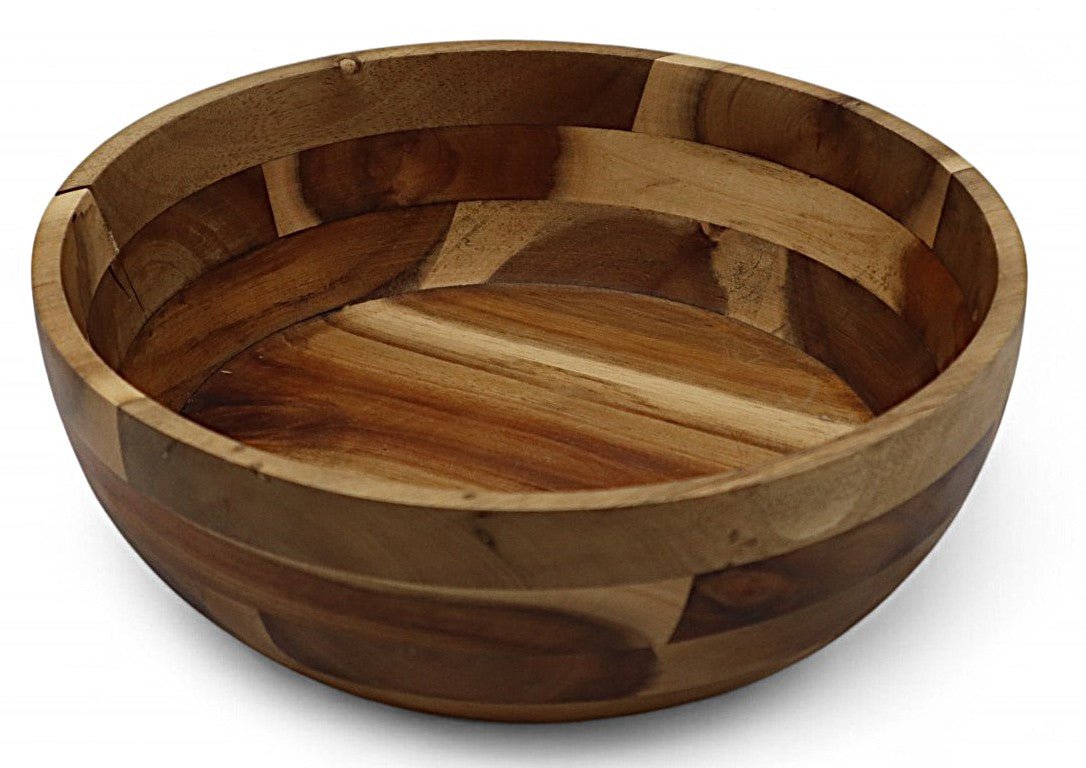 AKDC Handcrafted Wooden Bowl – 23×8 cm, Rustic and Durable for Everyday Use - Al Kabayel Discount CentreAKDC Handcrafted Wooden Bowl – 23×8 cm, Rustic and Durable for Everyday UseBowlsAKDCAl Kabayel Discount Centre