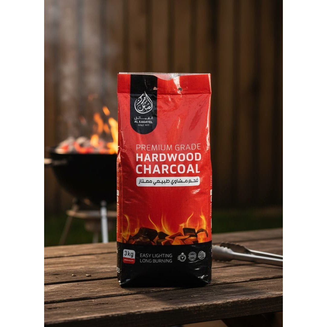 AKDC Hardwood Charcoal 3 kg | 100% Natural Lump Charcoal | Fast Ignition & Long - Lasting Heat for BBQ, Grills & Campfires - Al Kabayel Discount CentreAKDC Hardwood Charcoal 3 kg | 100% Natural Lump Charcoal | Fast Ignition & Long - Lasting Heat for BBQ, Grills & CampfiresCharcoals & GasAKDCAl Kabayel Discount Centre